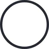 A black outline of a circle with a white outline of a magnifying glass and cog within it.