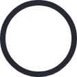 A black outline of a circle with a white outline of a diamond within it.