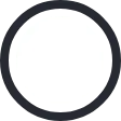 a black outline of a circle with a white outline of a smiley face within it.
