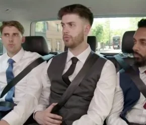 Keir Shave, the CEO of Parallel Partnerships in a car.